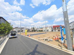 接道状況および現場風景