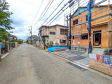 接道状況および現場風景 【武蔵村山市残堀4丁目】 接道状況および現場風景 【武蔵村山市残堀4丁目】