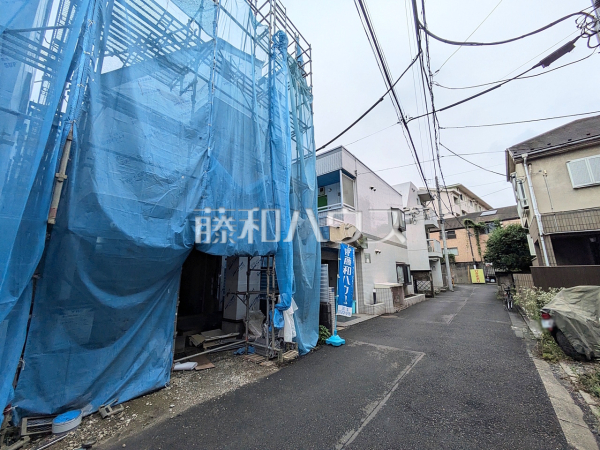 接道状況および現場風景 【小金井市本町2丁目】 接道状況および現場風景 【小金井市本町2丁目】