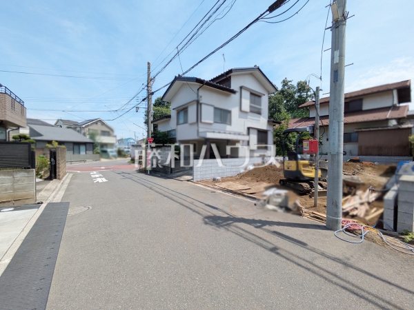 接道状況および現場風景 【東村山市青葉町2丁目】 接道状況および現場風景 【東村山市青葉町2丁目】