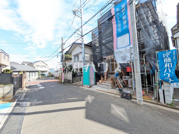 接道状況および現場風景 【東村山市青葉町2丁目】 接道状況および現場風景 【東村山市青葉町2丁目】