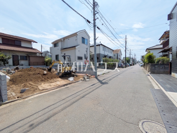 接道状況および現場風景 【東村山市青葉町2丁目】 接道状況および現場風景 【東村山市青葉町2丁目】