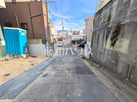 接道状況および現場風景 【福岡市城南区松山1丁目】/撮影日2026/08/01