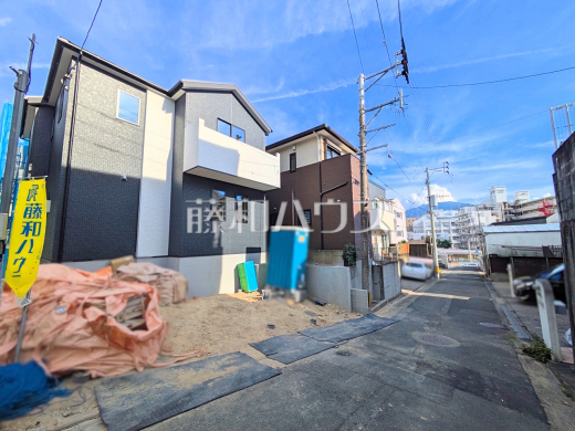接道状況および現場風景 【福岡市城南区松山1丁目】