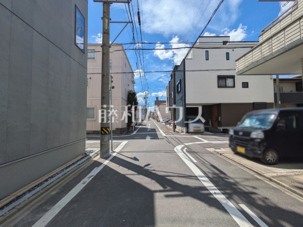 接道状況および現場風景 【名古屋市北区東水切町2丁目】 接道状況および現場風景 【名古屋市北区東水切町2丁目】