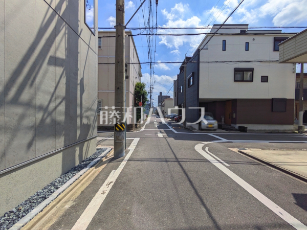 接道状況および現場風景 【名古屋市北区東水切町2丁目】 接道状況および現場風景 【名古屋市北区東水切町2丁目】