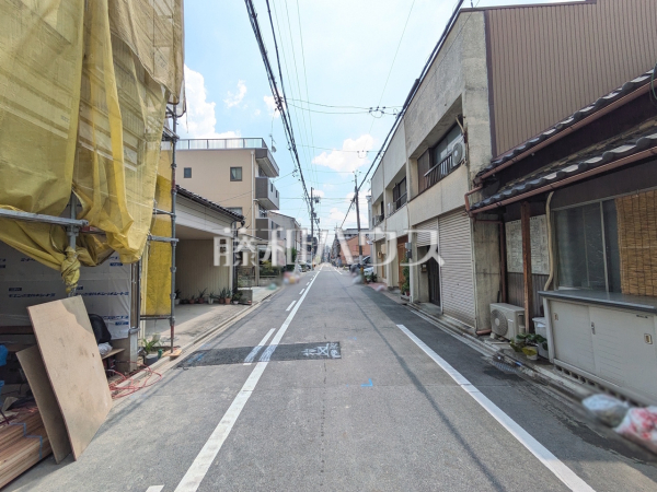 接道状況および現場風景 【名古屋市北区東水切町2丁目】 接道状況および現場風景 【名古屋市北区東水切町2丁目】