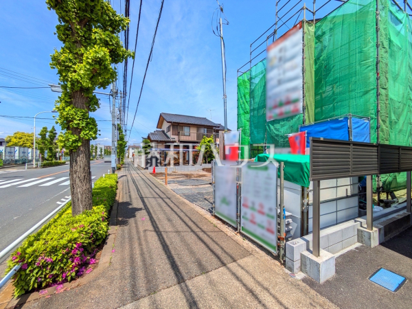 接道状況および現場風景 【東大和市南街3丁目】 接道状況および現場風景 【東大和市南街3丁目】