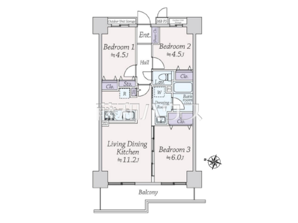 間取図 【ライオンズガーデン西国分寺】 間取図 【ライオンズガーデン西国分寺】