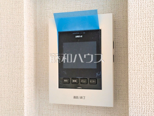 TVモニター付きインターホン 訪問者がひと目で分かります
