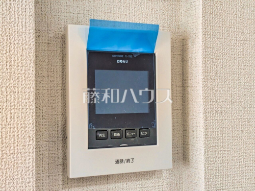 TVモニター付きインターホン 訪問者がひと目で分かります