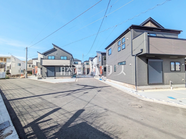 接道状況および現場風景 【昭島市宮沢町2丁目】 接道状況および現場風景 【昭島市宮沢町2丁目】