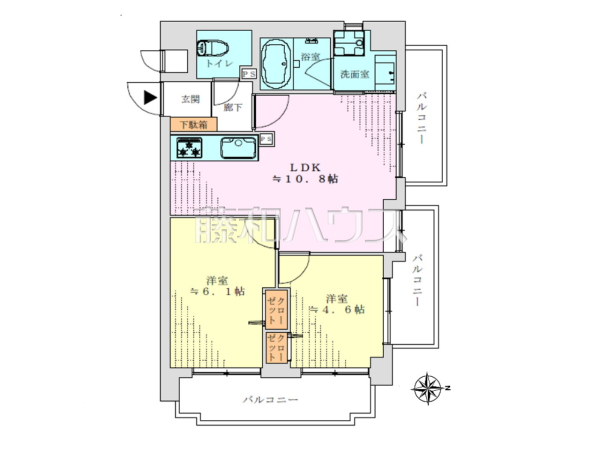 間取図 【セイガステージ国立】 間取図 【セイガステージ国立】