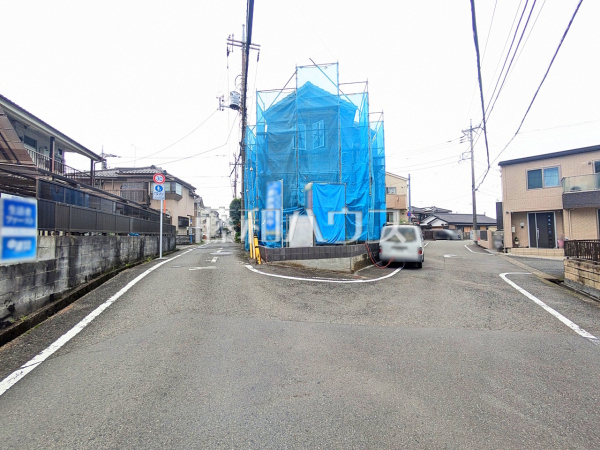 接道状況および現場風景 【八王子市大和田町7丁目】 接道状況および現場風景 【八王子市大和田町7丁目】