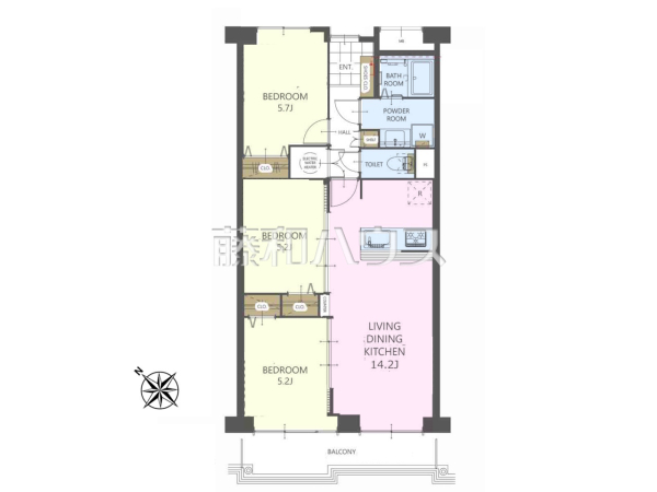 間取図 【ハイツ東久留米】 間取図 【ハイツ東久留米】