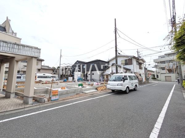 接道状況および現場風景 【練馬区田柄4丁目】 接道状況および現場風景 【練馬区田柄4丁目】