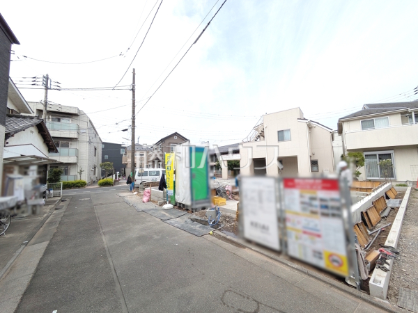 接道状況および現場風景 【練馬区田柄4丁目】 接道状況および現場風景 【練馬区田柄4丁目】