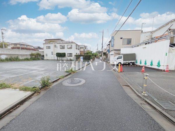 接道状況および現場風景 【杉並区久我山5丁目】 接道状況および現場風景 【杉並区久我山5丁目】