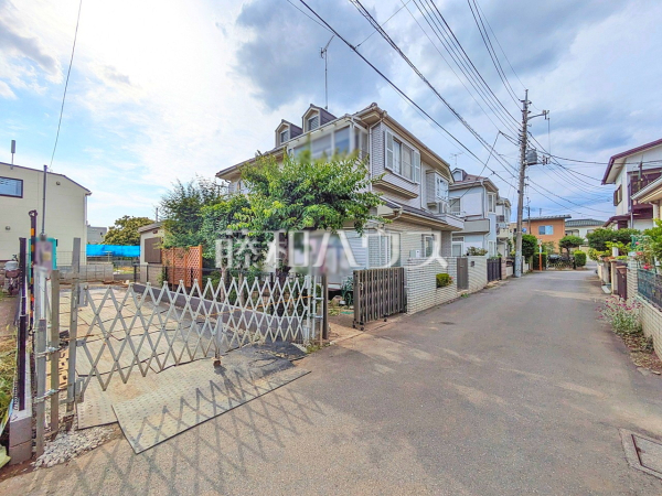 接道状況および現場風景 【立川市幸町3丁目】 接道状況および現場風景 【立川市幸町3丁目】
