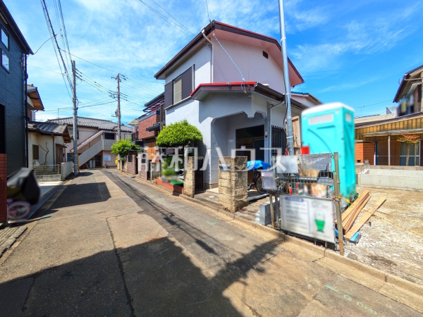 接道状況および現場風景 【朝霞市宮戸4丁目】 接道状況および現場風景 【朝霞市宮戸4丁目】