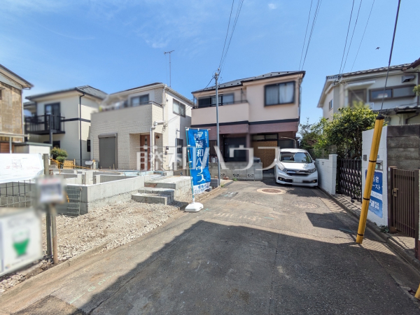 接道状況および現場風景 【朝霞市宮戸4丁目】 接道状況および現場風景 【朝霞市宮戸4丁目】