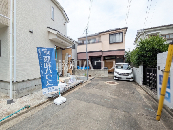 接道状況および現場風景 【朝霞市宮戸4丁目】 接道状況および現場風景 【朝霞市宮戸4丁目】