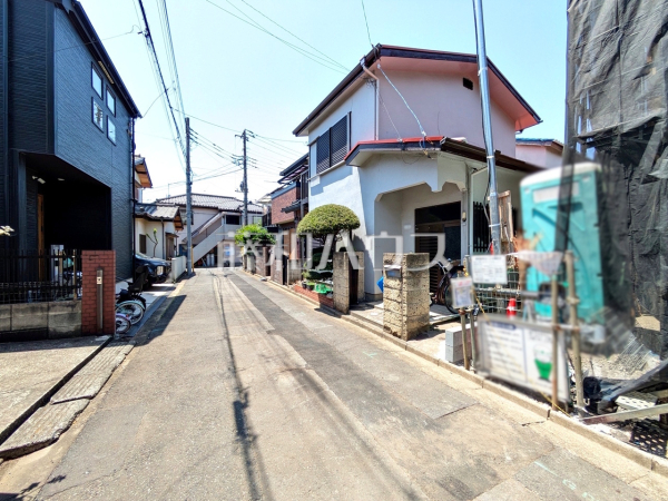 接道状況および現場風景 【朝霞市宮戸4丁目】 接道状況および現場風景 【朝霞市宮戸4丁目】