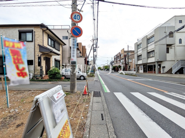 接道状況および現場風景 【新座市野火止1丁目】 接道状況および現場風景 【新座市野火止1丁目】