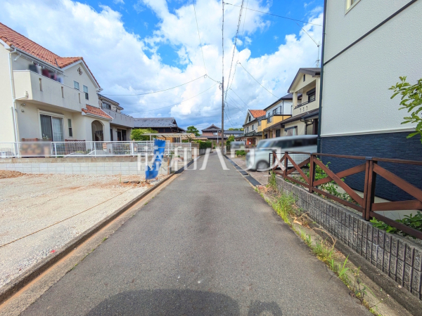 接道状況および現場風景 【春日井市東野町6丁目】 接道状況および現場風景 【春日井市東野町6丁目】