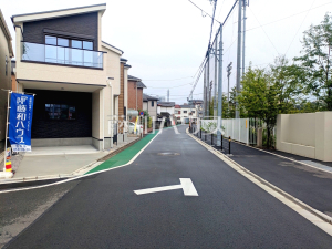 接道状況および現場風景
