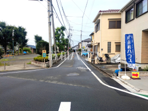 接道状況および現場風景