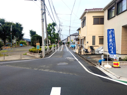 接道状況および現場風景 【府中市幸町1丁目】/撮影日2026/07/17