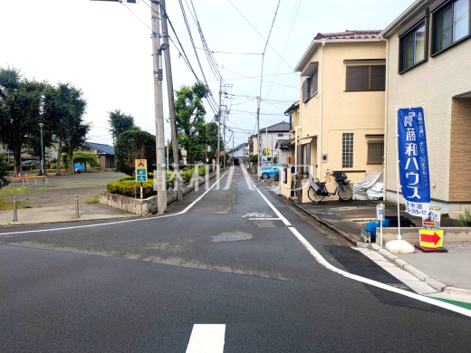 接道状況および現場風景 【府中市幸町1丁目】