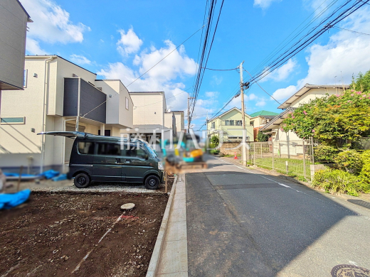接道状況および現場風景 【練馬区南田中1丁目】