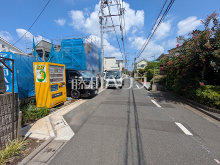 接道状況および現場風景 【練馬区南田中1丁目】/撮影日2026/08/24
