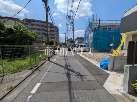 接道状況および現場風景 【練馬区南田中1丁目】/撮影日2026/08/24