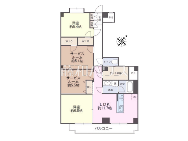 間取図 【パシフィック江古田マンション】 間取図 【パシフィック江古田マンション】