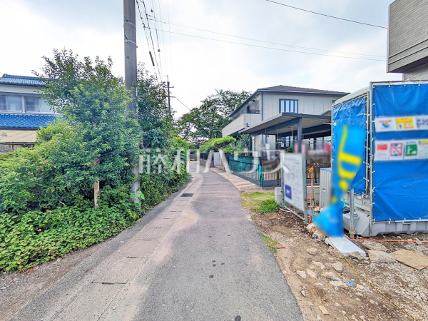 接道状況および現場風景 【春日井市町屋町】 接道状況および現場風景 【春日井市町屋町】