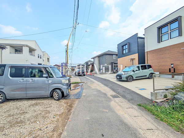 接道状況および現場風景 【春日井市町屋町】 接道状況および現場風景 【春日井市町屋町】