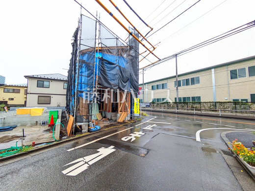 接道状況および現場風景 【八王子市上野町】