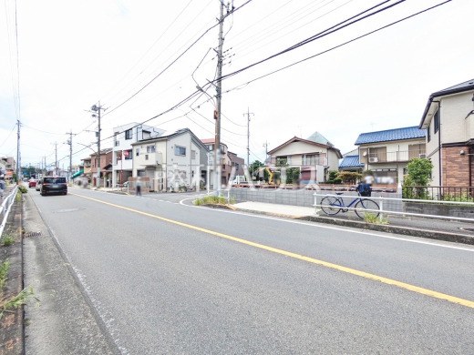 接道状況および現場風景 【八王子市上野町】