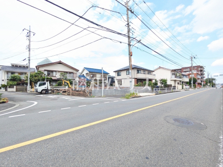 接道状況および現場風景 【八王子市上野町】/撮影日2026/07/27