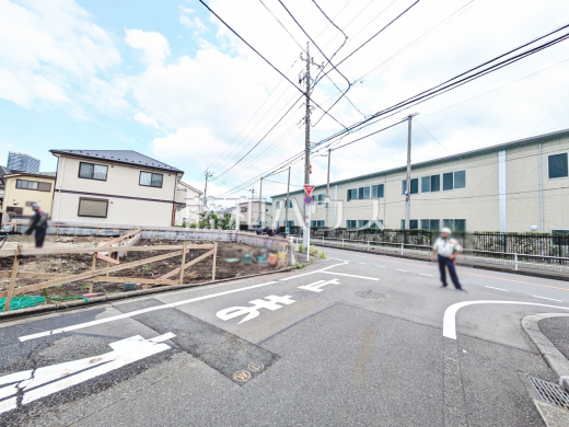 2号棟 接道状況および現場風景 【八王子市上野町】