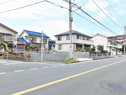 2号棟 接道状況および現場風景 【八王子市上野町】/撮影日2026/07/27