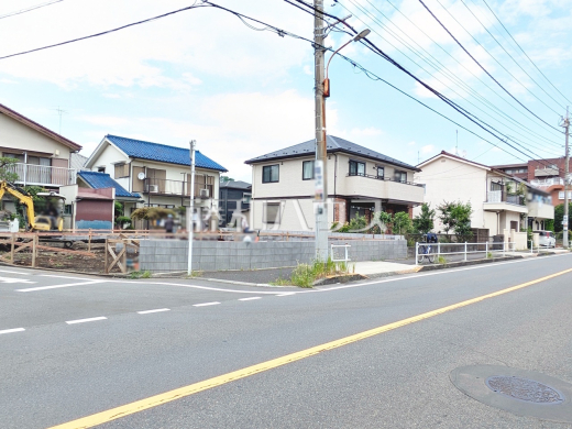 2号棟 接道状況および現場風景 【八王子市上野町】
