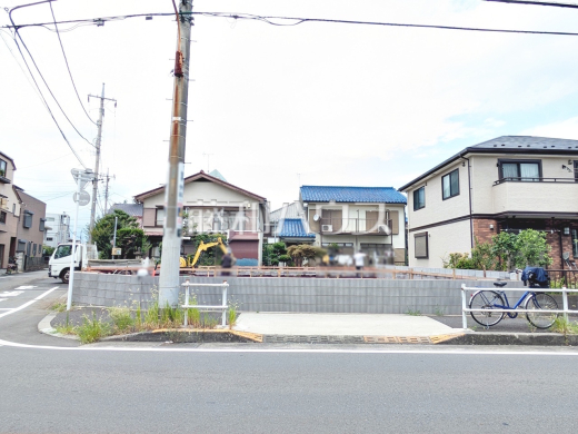 2号棟 接道状況および現場風景 【八王子市上野町】