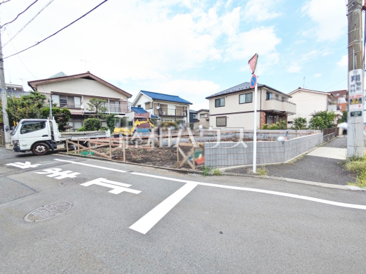 2号棟 接道状況および現場風景 【八王子市上野町】