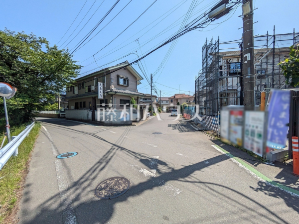 接道状況および現場風景 【所沢市大字牛沼】 接道状況および現場風景 【所沢市大字牛沼】