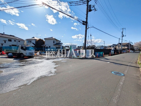 接道状況および現場風景 【所沢市大字牛沼】 接道状況および現場風景 【所沢市大字牛沼】