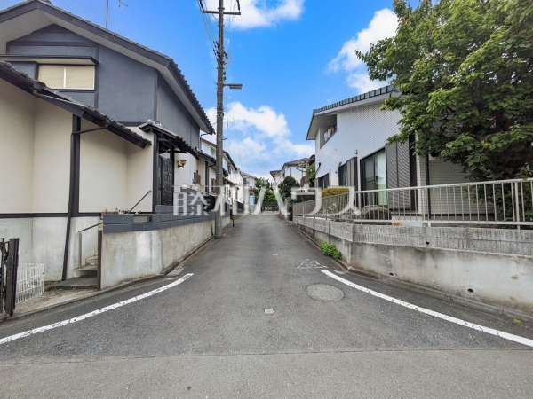接道状況および現場風景 【八王子市川口町】 接道状況および現場風景 【八王子市川口町】